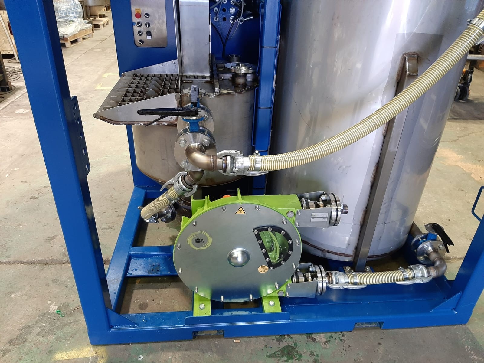 Slangverdringerpomp Voor Grout