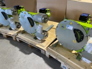Slangverdringerpompen met frequentieregelaar